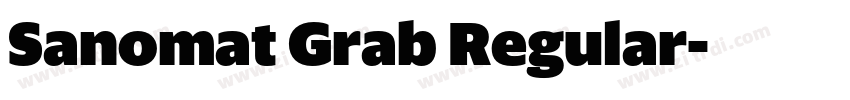 Sanomat Grab Regular字体转换
